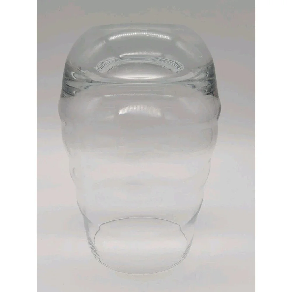4 Pier 1 Roly Poly Glasses Wavy Heavy Base